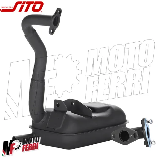 MF8437 Marmitta Scarico Sito Plus 0251 Vespa PK 125 S / XL Corsa Lunga