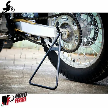 MF8439 Cavalletto Triangolo Laterale Moto Cross Enduro Motard OffRoad Universale