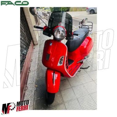 MF6541 Parabrezza Cupolino Fume' Faco per Vespa GTS 125 250 300 mod 2005 / 2018