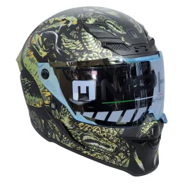 Casco Integrale MPH Blade Cobra - Doppia Visiera - Pinlock - Visierino Parasole - 22.06