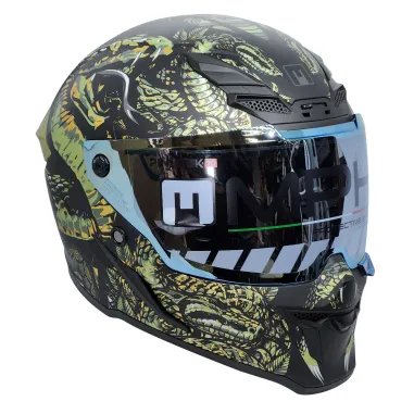 Casco Integrale MPH Blade Cobra - Doppia Visiera - Pinlock - Visierino Parasole - 22.06