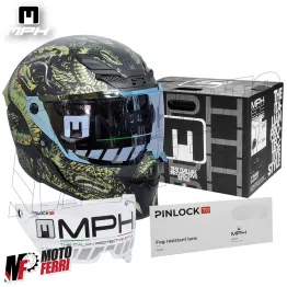 Casco Integrale MPH Blade Cobra - Doppia Visiera - Pinlock - Visierino Parasole - 22.06 2