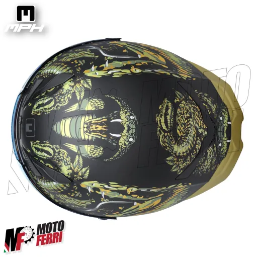Casco Integrale MPH Blade Cobra - Doppia Visiera - Pinlock - Visierino Parasole - 22.06