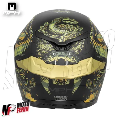 Casco Integrale MPH Blade Cobra - Doppia Visiera - Pinlock - Visierino Parasole - 22.06