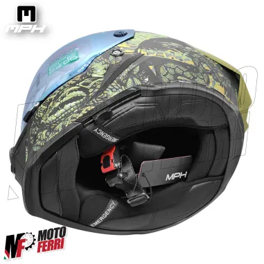 Casco Integrale MPH Blade Cobra - Doppia Visiera - Pinlock - Visierino Parasole - 22.06