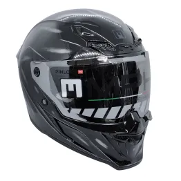 Casco Integrale MPH Blade Jeans Scuro - Doppia Visiera - Pinlock - Visierino Parasole - 22.06
