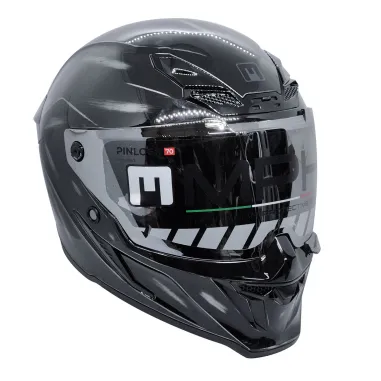 Casco Integrale MPH Blade Jeans Scuro - Doppia Visiera - Pinlock - Visierino Parasole - 22.06