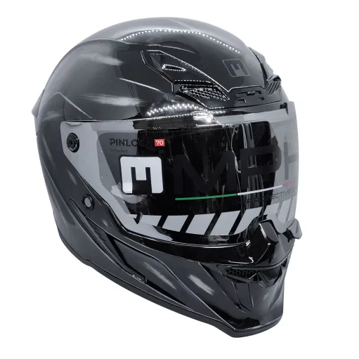 Casco Integrale MPH Blade Jeans Scuro - Doppia Visiera - Pinlock - Visierino Parasole - 22.06