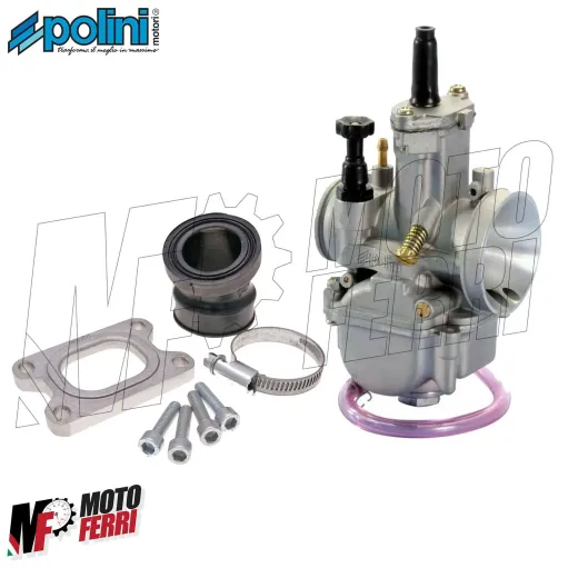 MF1525 CARBURATORE PWK 24 + COLLETTORE ASPIRAZIONE POLINI MINARELLI AM345 AM6
