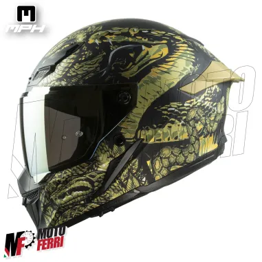 Casco Integrale MPH Blade Cobra - Doppia Visiera - Pinlock - Visierino Parasole - 22.06