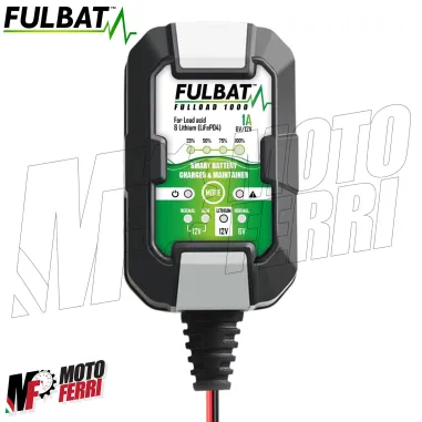 MF8446 Mantenitore Fulbat Carica batteria 6V / 12V Piombo Gel Litio Moto Scooter