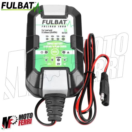 MF8446 Mantenitore Fulbat Carica batteria 6V / 12V Piombo Gel Litio Moto Scooter