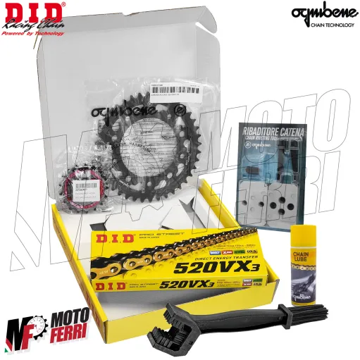 MF7428 Kit Trasmissione DID Honda XADV 750 (17/25) Catena Corona 40 Pignone 17