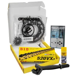 MF8450 Kit Trasmissione DID Ducati Monster 696 - Corona 45 Pignone 15 Catena VX3