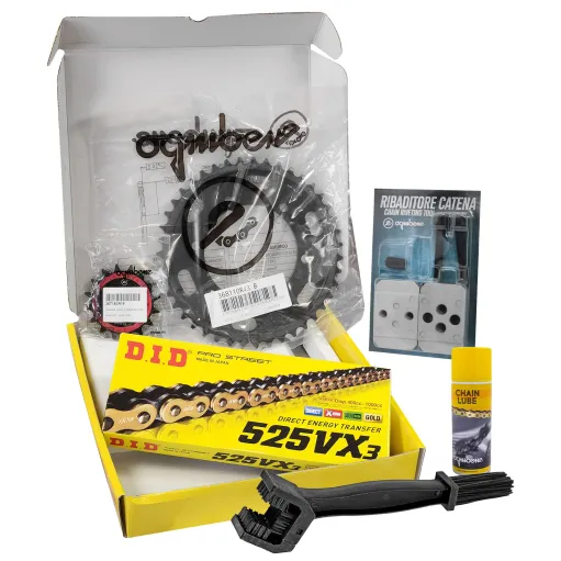 MF8451 Kit Trasmissione DID Yamaha MT-07 (2014-2024) Corona 43 Pignone 16 Catena