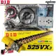 MF8451 Kit Trasmissione DID Yamaha XSR 700 Corona 43 Pignone 16 da 2016 a 2024