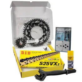 MF8452 Kit Trasmissione DID Yamaha XSR 900 2016/2017 Corona 45 Pignone 16 Catena