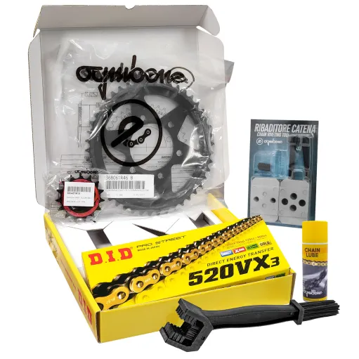 MF7851 Kit DID Trasmissione Kawasaki ER-6N ER-6F 2006/2016 Corona 46 Pignone 15
