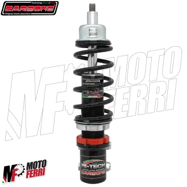 MF8321 Ammortizzatore Anteriore NERO CARBONE HI TECH Regolabile Piaggio ZIP SP 50 2T Vespa Small