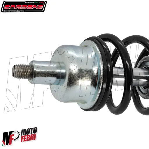 MF8321 Ammortizzatore Anteriore NERO CARBONE HI TECH Regolabile Piaggio ZIP SP 50 2T Vespa Small