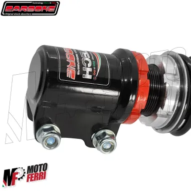 MF8321 Ammortizzatore Anteriore NERO CARBONE HI TECH Regolabile Piaggio ZIP SP 50 2T Vespa Small