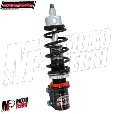 MF8321 Ammortizzatore Anteriore NERO CARBONE HI TECH Regolabile Piaggio ZIP SP 50 2T Vespa Small