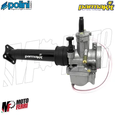 MF1585 Carburatore PWK Polini 24 + Collettore Parmakit Ape 50 Motore 125 130