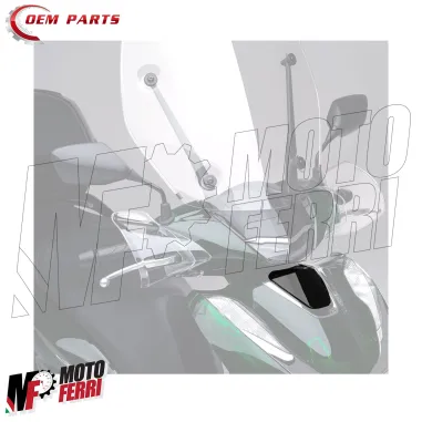 MF8460 Coperchio Carena Anteriore Nero Honda SH 125 150 da 2020 a 2025