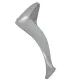 MF8465 Carena Anteriore Sinistra Grigio Nardò Met Honda SH 125 150 - 2020 a 2025