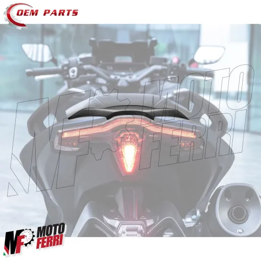 MF8470 Carena Codino Posteriore Yamaha TMax 560 2022 2023 2024 - Nero Opaco