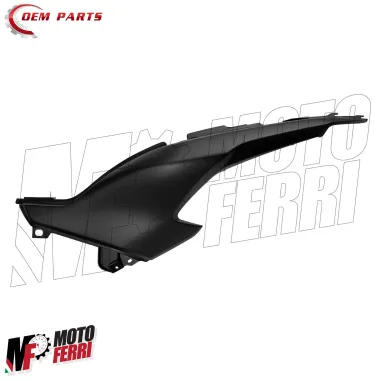 MF8473 Carena Posteriore Sinistra Nero Opaco Yamaha TMax 560 2022 2023 2024