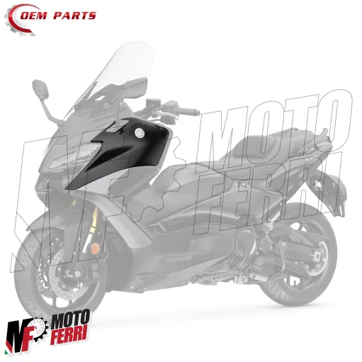 MF8477 Carena Anteriore Sinistra Nero Opaco Yamaha TMax 560 - 2022 2023 2024