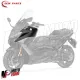 MF8477 Carena Anteriore Sinistra Nero Opaco Yamaha TMax 560 - 2022 2023 2024