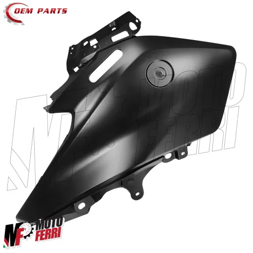 MF8477 Carena Anteriore Sinistra Nero Opaco Yamaha TMax 560 - 2022 2023 2024