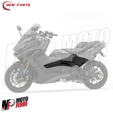 MF8478 Carena Sinistra Tunnel Centale Nero Lucido Yamaha TMax 560 2022 2023 2024