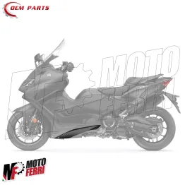 MF8481 Spoiler Sotto Pedana Sinistro Nero Opaco Yamaha TMax 560 2022 2023 2024 2