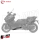 MF8481 Spoiler Sotto Pedana Sinistro Nero Opaco Yamaha TMax 560 2022 2023 2024