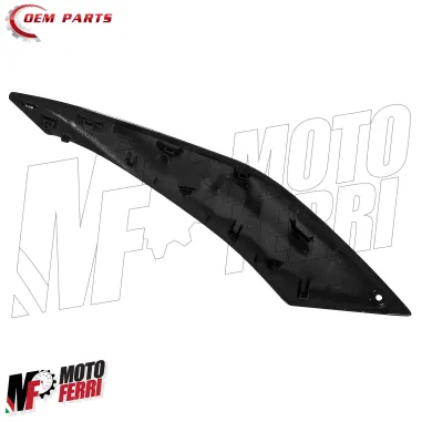 MF8481 Spoiler Sotto Pedana Sinistro Nero Opaco Yamaha TMax 560 2022 2023 2024