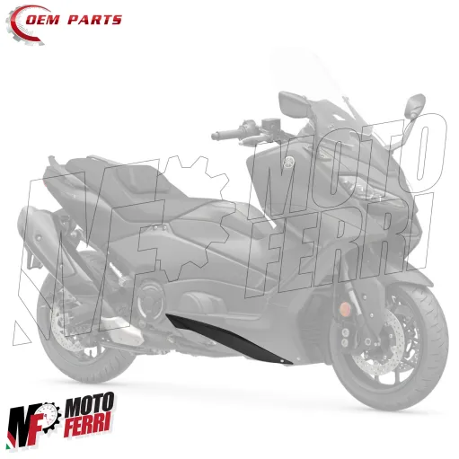 MF8480 Spoiler Sotto Pedana Destro Nero Opaco Yamaha TMax 560 2022 2023 2024