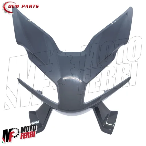 MF8485 Carena Scudo Anteriore Grigio Nardò Lucido Yamaha TMax 560 2022 2023 2024