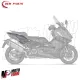 MF8489 Carena Posteriore Destra Grigio Nardò Yamaha TMax 560 - 2022 2023 2024