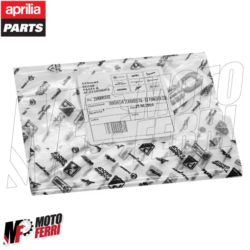 MF6338 Adesivo Carena Posteriore Cromata Originale Aprilia Scarabeo 50 2014/2018