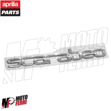MF6338 Adesivo Carena Posteriore Cromata Originale Aprilia Scarabeo 50 2014/2018