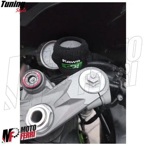 MF3346 Calzino Polsino Kawasaki per Serbatoio Vaschetta Olio Freno Frizione Moto