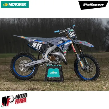MF8500 Cavalletto Motorex Polisport Pieghevole Alza Moto Cross Enduro Motard