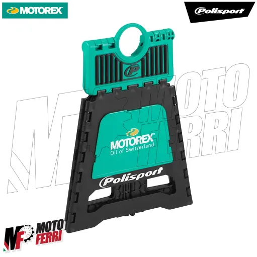 MF8500 Cavalletto Motorex Polisport Pieghevole Alza Moto Cross Enduro Motard