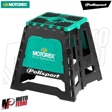 MF8500 Cavalletto Motorex Polisport Pieghevole Alza Moto Cross Enduro Motard