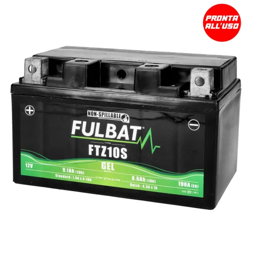 MF8503 Batteria Gel YTZ10S Honda CB 600 F Hornet 2007/2014 FulBat pronta all'uso