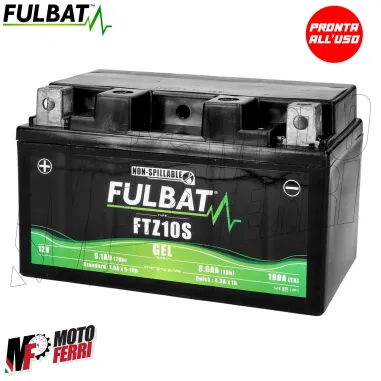 MF8503 Batteria FulBat Gel YTZ10S Yamaha YZF R1 dal 2004 al 2014 Pronta all'uso