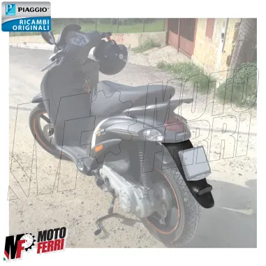 MF8513 Parafango Portatarga Posteriore Piaggio Liberty / RST / S 50 1997 - 2008